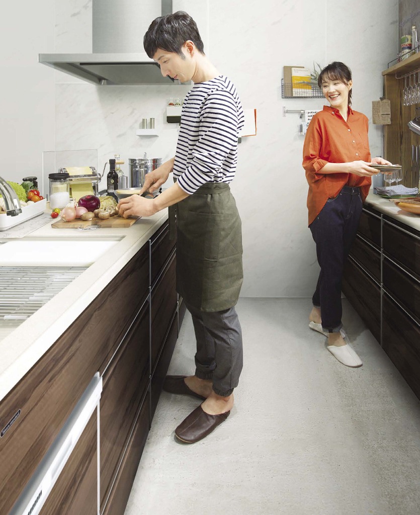 親子でキッチン
