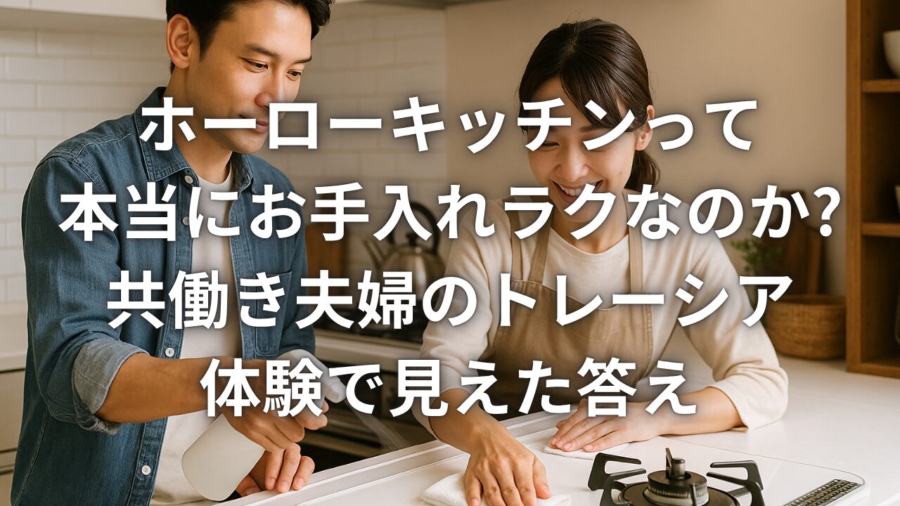 ホーローキッチンって本当にお手入れラクなのか? 共働き夫婦のトレーシア体験で見えた答え