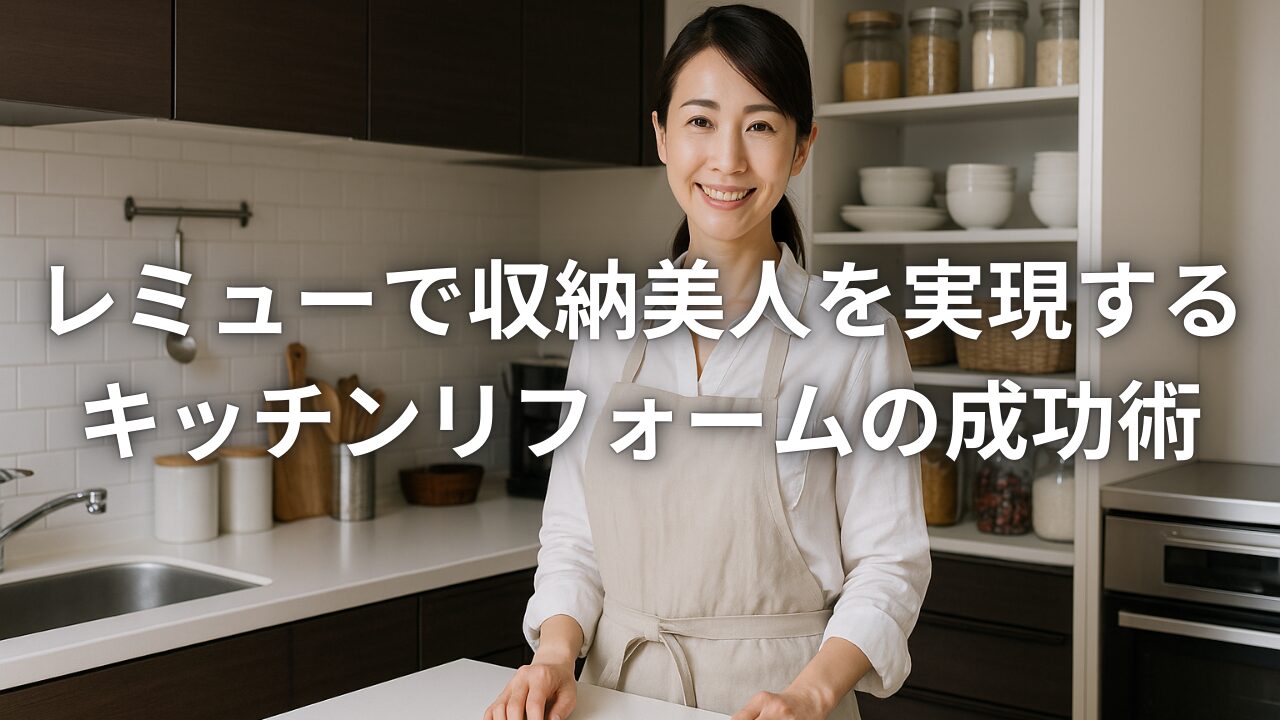 レミューで収納美人を実現するキッチンリフォームの成功術