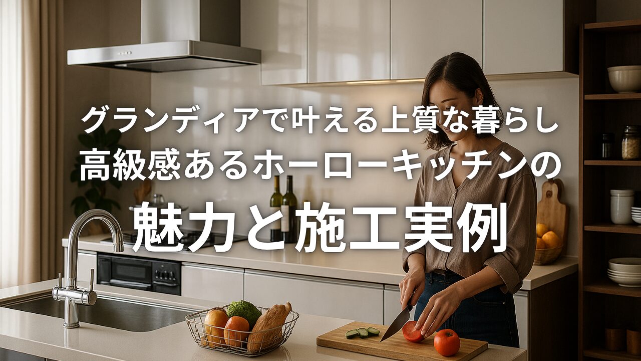 グランディアで叶える上質な暮らし高級感あるホーローキッチンの魅力と施工実例