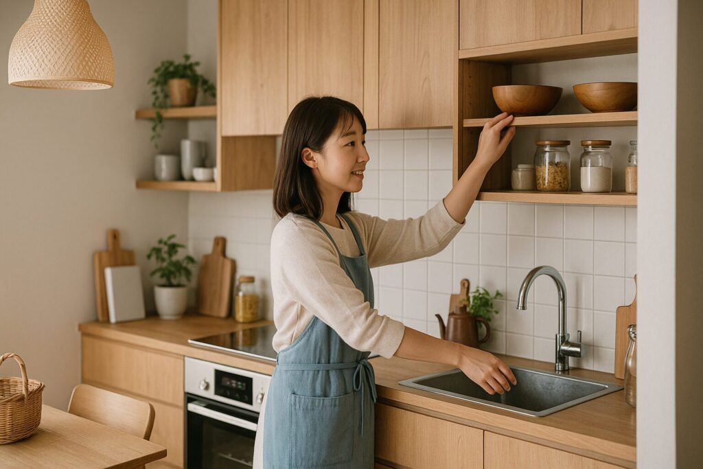 実際の事例に見るオフェリアの北欧風キッチンインテリア活用