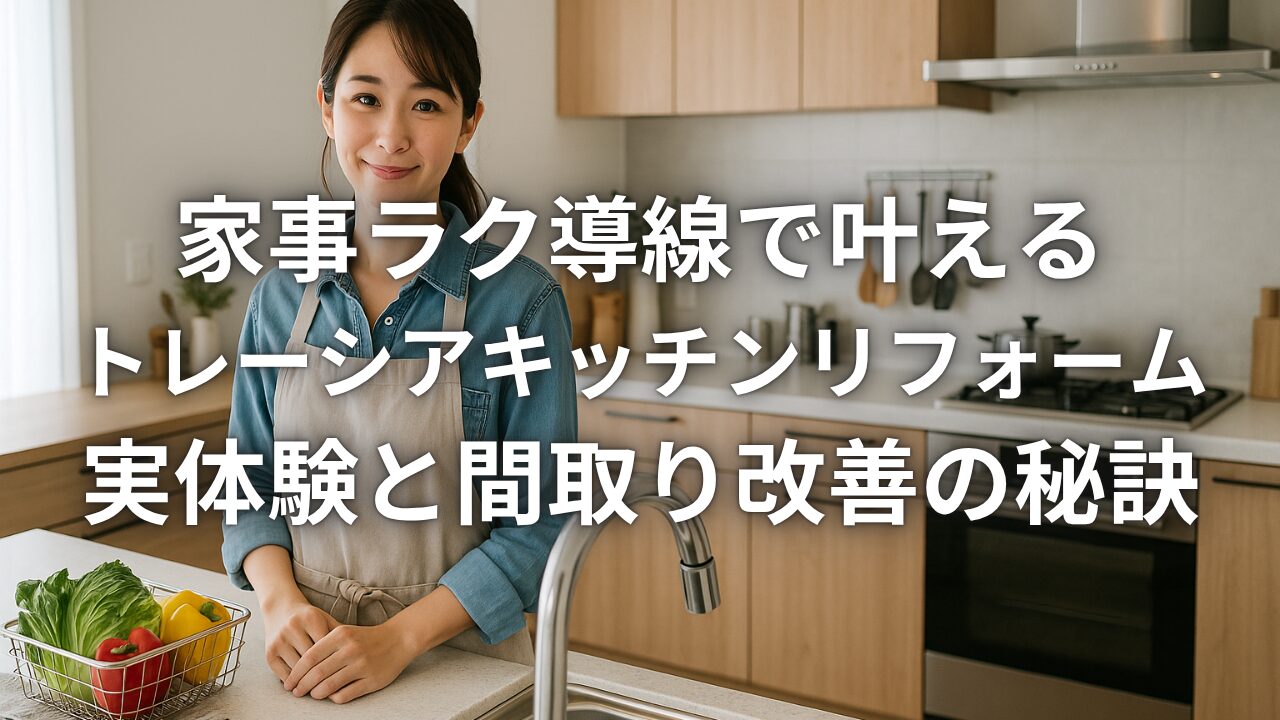 家事ラク導線で叶えるトレーシアキッチンリフォーム実体験と間取り改善の秘訣