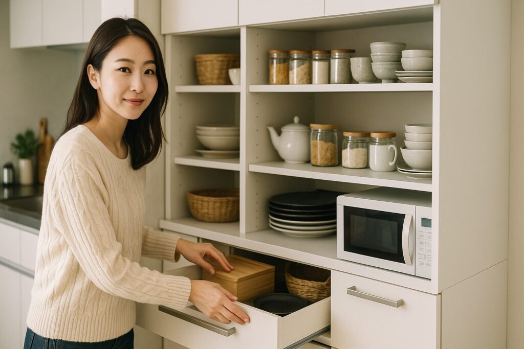 収納量を最大化するカップボードレイアウトの考え方