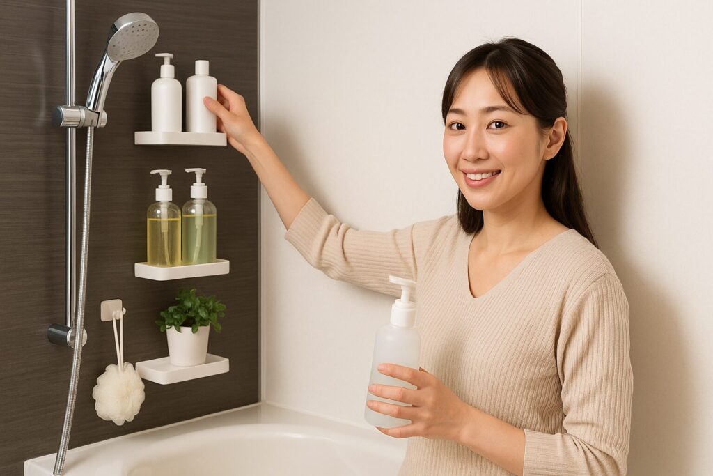 さらに使いやすくするための浴室収納の関連情報と参考アイデア