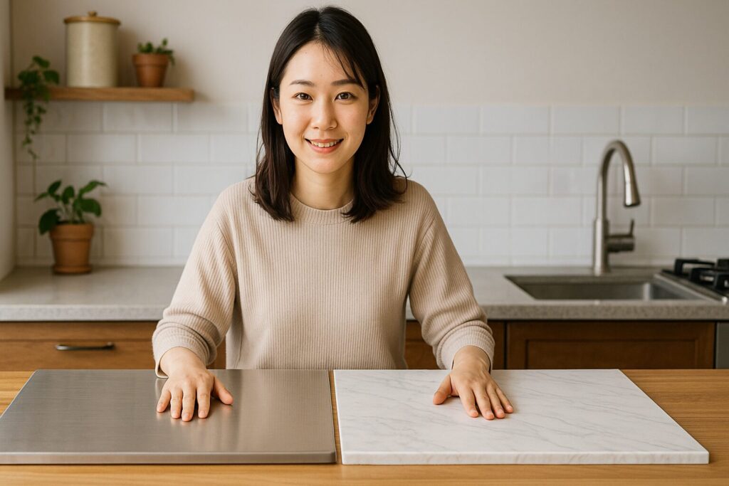 人造大理石とステンレスの違いを理解するための基礎知識