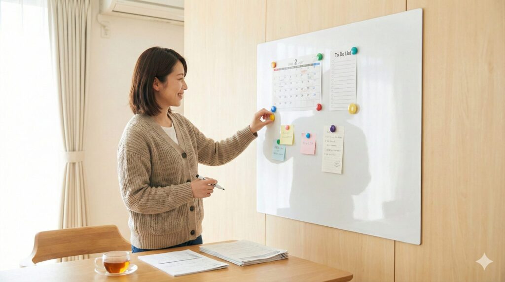 家族の予定共有とプリント整理を効率化するパネル運用術