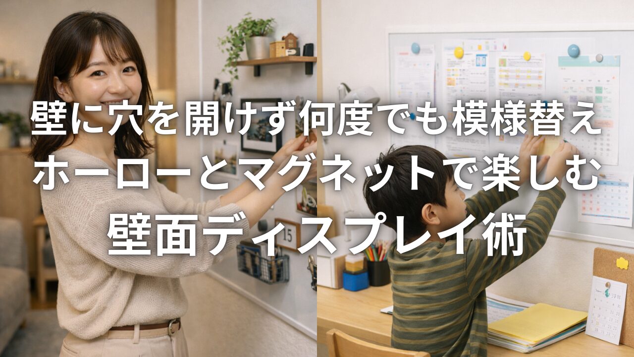 壁に穴を開けず何度でも模様替え ホーローとマグネットで楽しむ壁面ディスプレイ術
