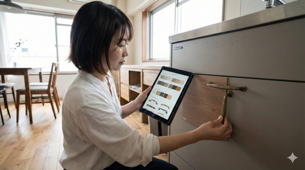 トレーシアを家具のように見せるハンドル選びの手順 色合わせの実務