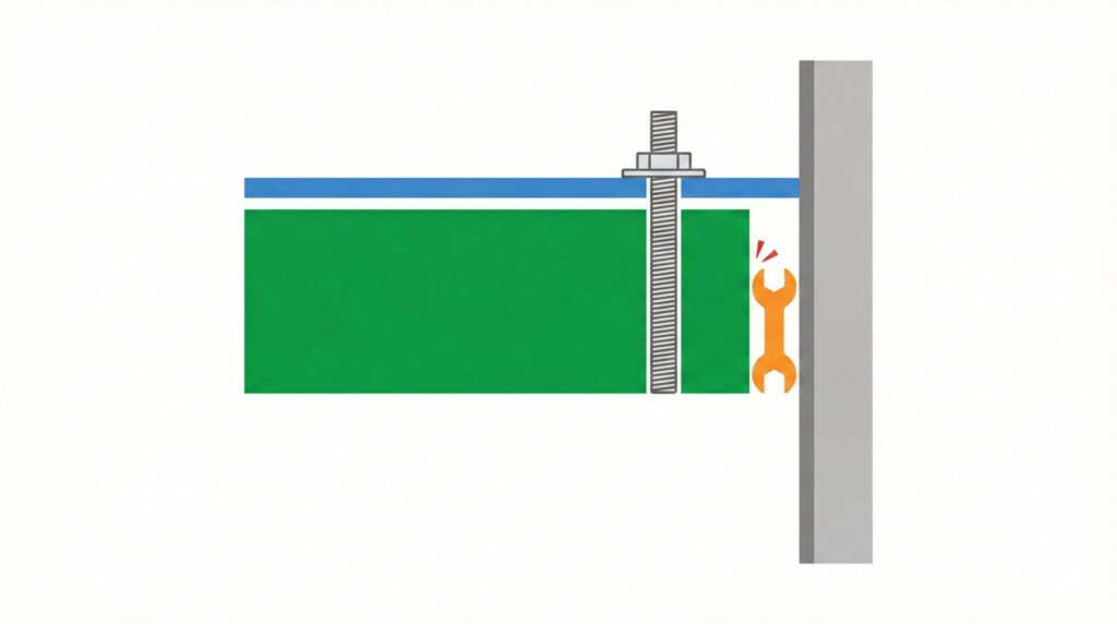 一般的な工具が入りにくい狭い隙間が施工の難所になる理由