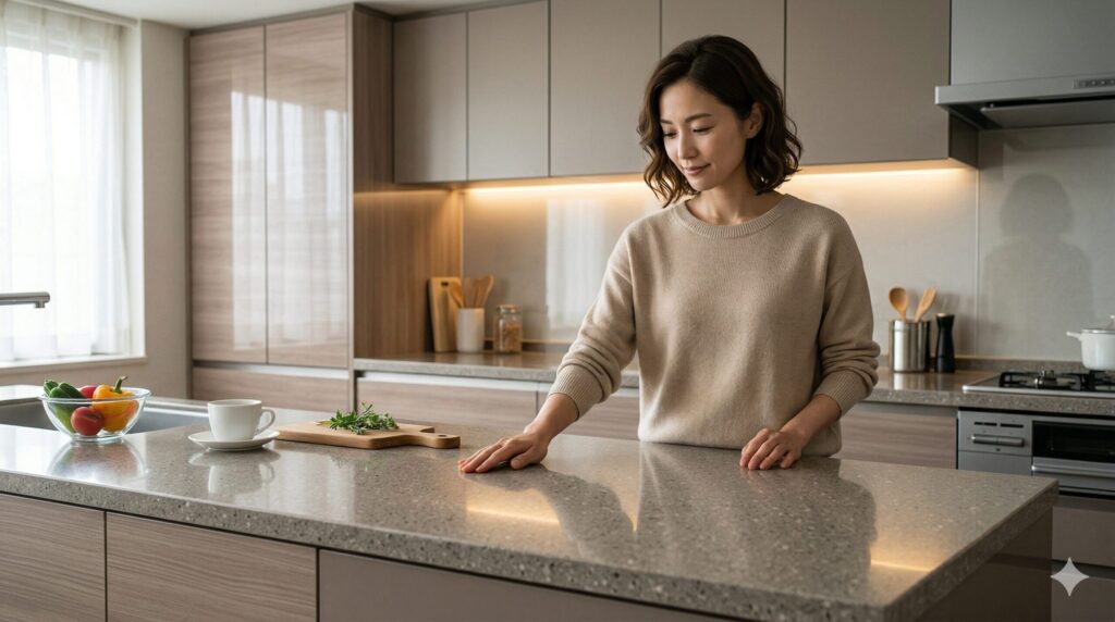 レミューのクォーツストーン天板とは?特徴と基本知識