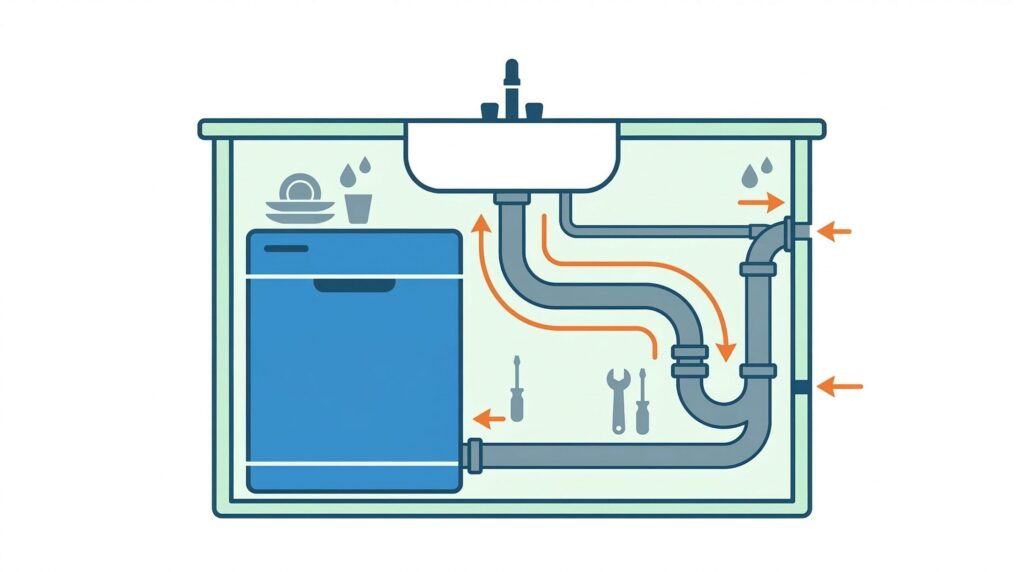 配管を奥へ逃がすオフセット設計の工夫