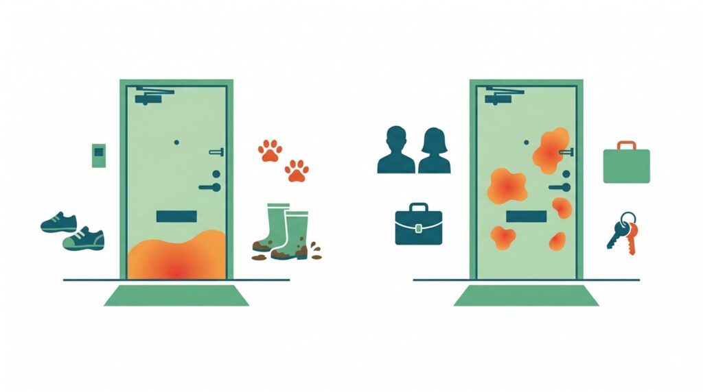 床付近だけ汚れやすい家と壁全体が汚れやすい家の違い