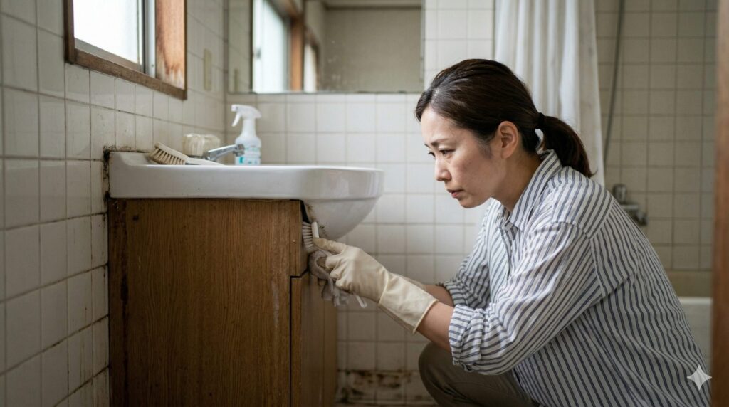 洗面所の隙間汚れとカビが発生する根本的な原因とは