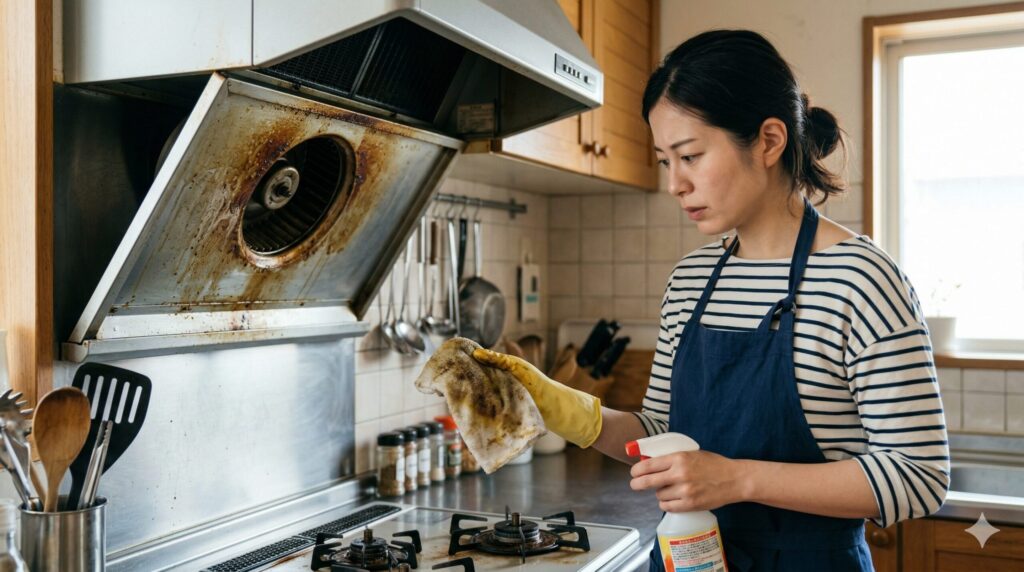 換気扇のベタベタ汚れが落ちない原因とは なぜ掃除がつらくなるのか
