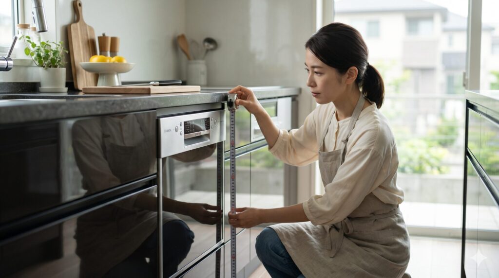 ボッシュを設置できるか判断するための高さと横幅の条件