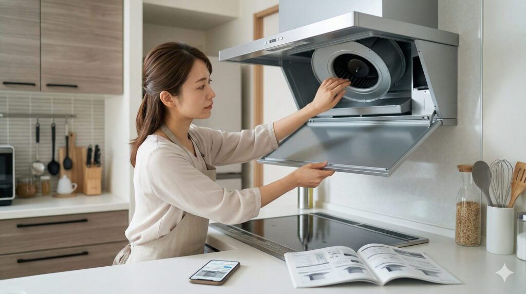 掃除が楽になるレンジフードの判断基準 どこを見ればよいか