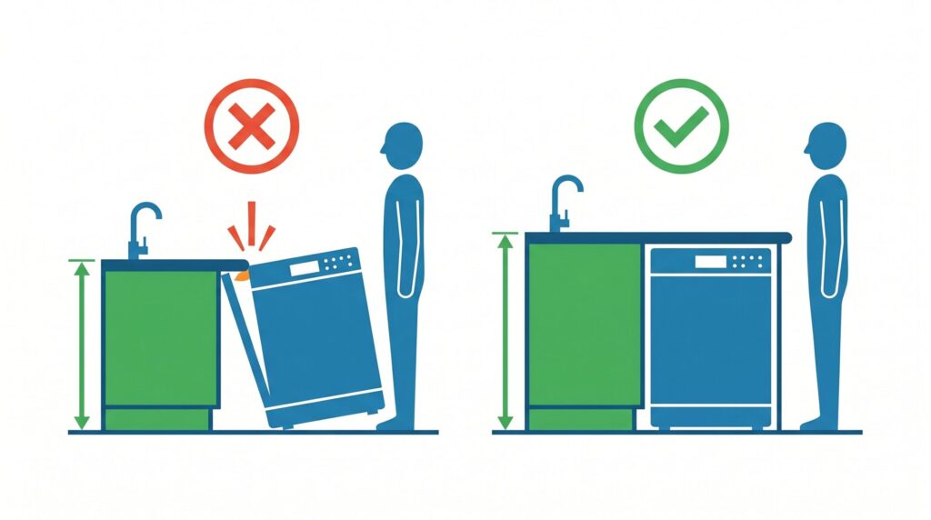 ワークトップ高さが重要になる理由