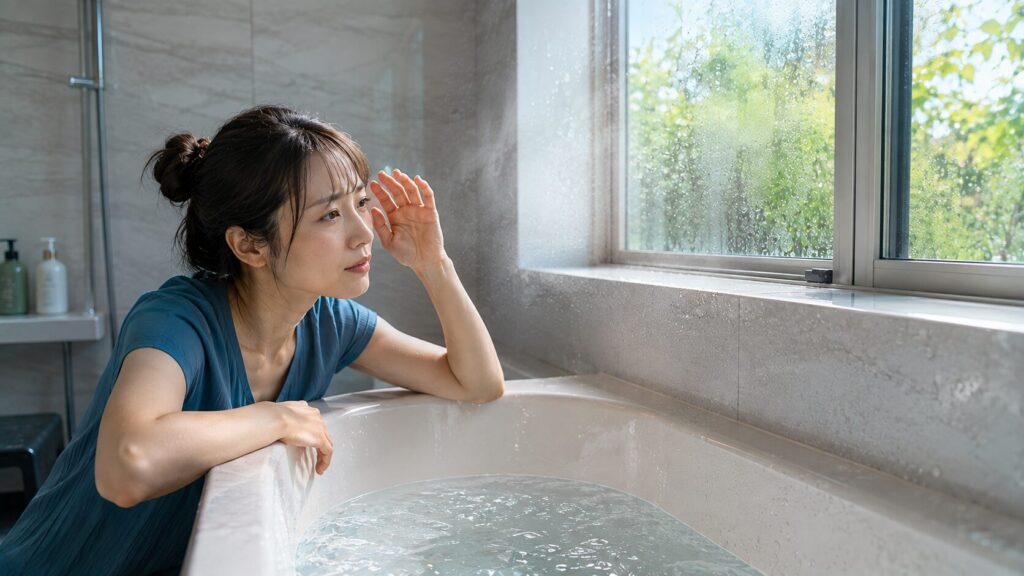 夏の浴室でカビが増えやすい条件