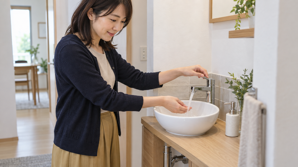 コンパクト手洗いの水栓とボウルを選ぶときの確認ポイント