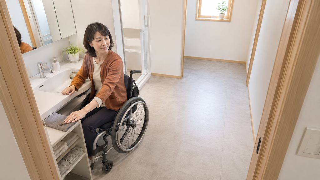 本人だけでなく介助する家族も使いやすい洗面所を考えるポイント